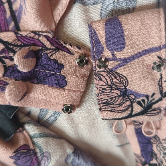 Torrid Chiffon Mock Neck Surplice Blouse - Picture 10 of 16